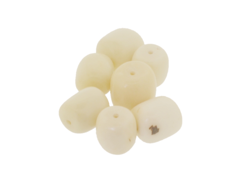 Cilindro jarina branca - Tamanhos variados (10 peças)